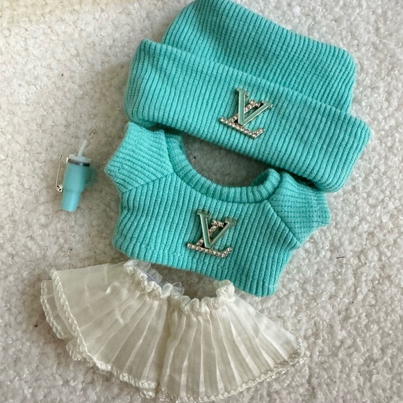 Other - Labubu Outfit Set with Skirt and Tumbler